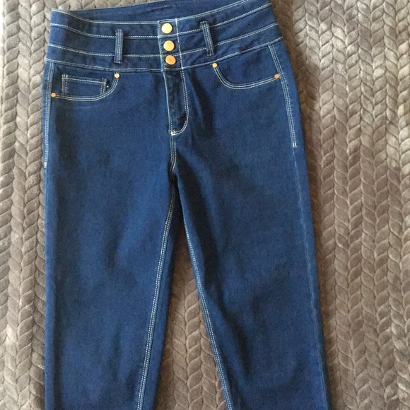 High waisted denim jeans - Picture 3 of 8